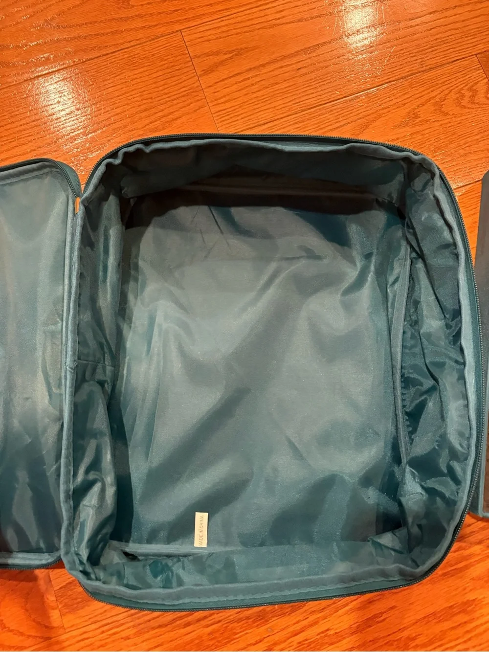 Joy Mangano Travel Jewelry & Cosmetic Organizer Case Teal Paisley Storage